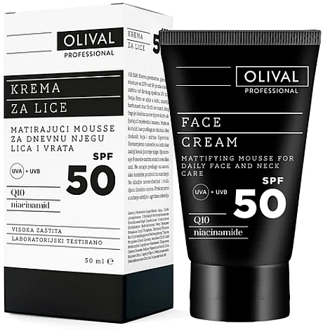 Professionelle Gesichtscreme mit SPF 50 - Olival Professional Face Cream SPF 50 — Bild N1