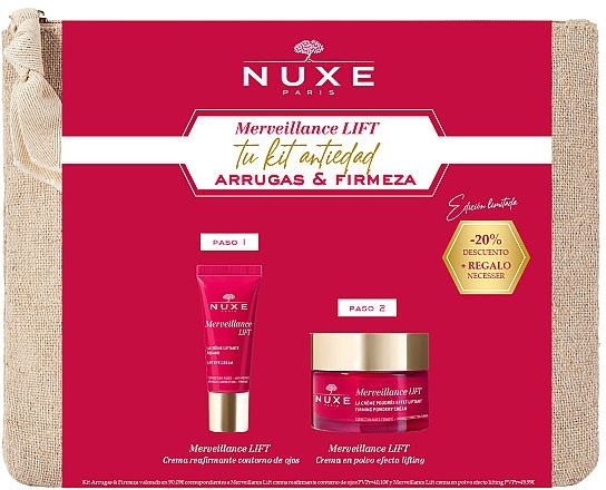 Set - Nuxe Merveillance Lift (cr/50ml + eye/cr/15ml + bag/1pc) — Bild N1