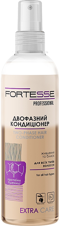 Pflegendes Zwei-Phasen Conditioner-Spray - Fortesse Professional Extra Care — Bild N1