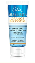 Düfte, Parfümerie und Kosmetik Vollendende Gesichtsgelmaske für alle Hauttypen - Celia Hialuron Orange Blossom Express Gel Mask