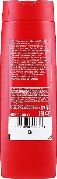 Shampoo-Duschgel - Old Spice Citron 3in1  — Bild N2