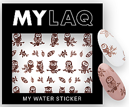 Düfte, Parfümerie und Kosmetik Dekorative Nagelsticker Eulen - MylaQ My Water Sticker 1