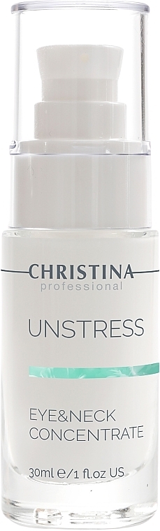 Entspannendes und schützendes Anti-Aging Augen- und Halskonzentrat - Christina Unstress Eye And Neck Concetrate — Bild N1