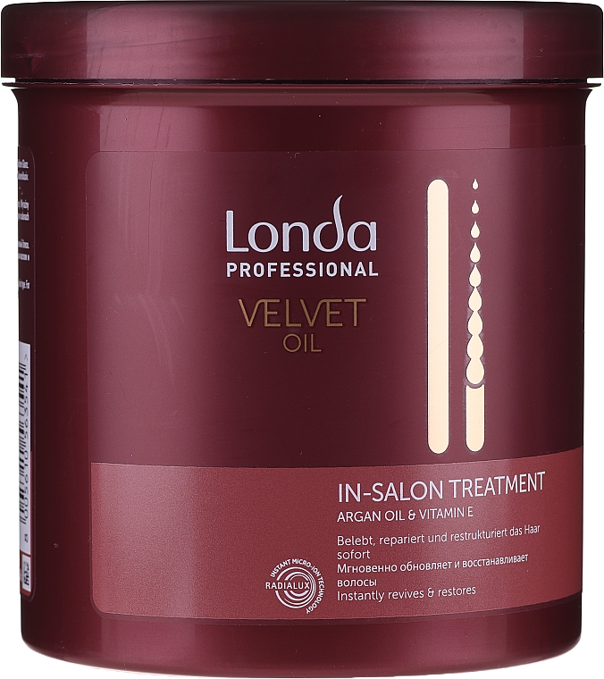 Belebende und regenerierende Haarmaske mit Arganöl und Vitamin E - Londa Professional Velvet Oil Treatment — Bild N2