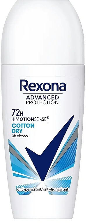 Roll-on Deodorant - Deo-Roll-On - Rexona Advanced Protection Cotton Dry 72h  — Bild N1