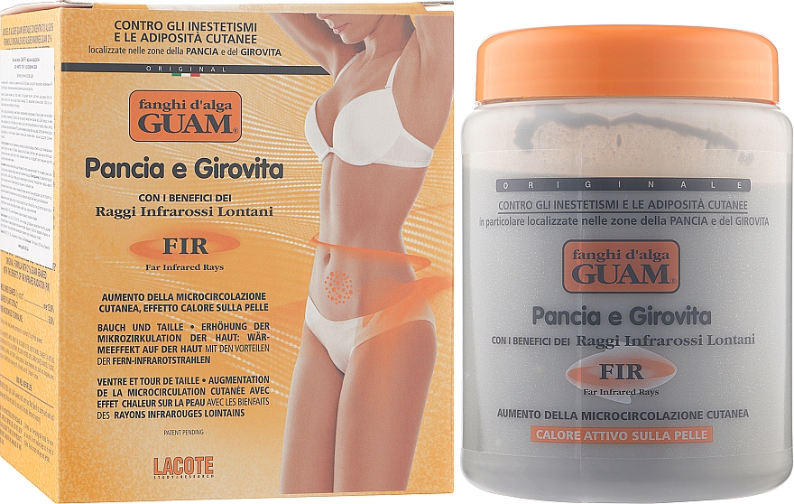 Algenschlammmaske für Bauch und Taille mit wärmender Wirkung - Guam FIR Guam Pancia Girovita — Bild N3