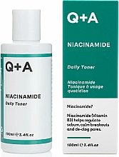 Düfte, Parfümerie und Kosmetik Feuchtigkeitsspendender Gesichtstoner mit Niacinamid - Q+A Niacinamide Daily Toner