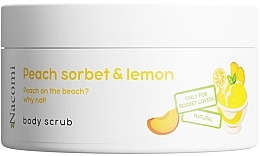 Körperpeeling mit Pfirsich- und Zitronenduft - Nacomi Peach Sorbet And Lemon Body Scrub — Bild N1