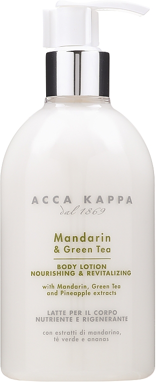 Acca Kappa Mandarin & Grean Tea Body Lotion - Körperlotion Mandarine & Grüner Tee — Bild N1