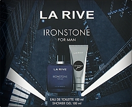 La Rive Ironstone For Men - Duftset (Eau de Toilette 100ml + Duschgel 100ml) — Bild N1