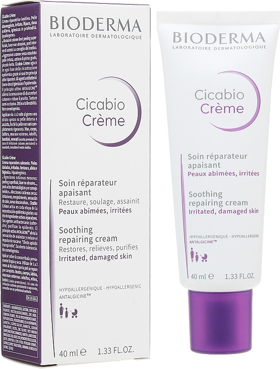 Beruhigende und regenerierende Körpercreme - Bioderma Cicabio Cream Soothing & Repairing Cream — Bild N1