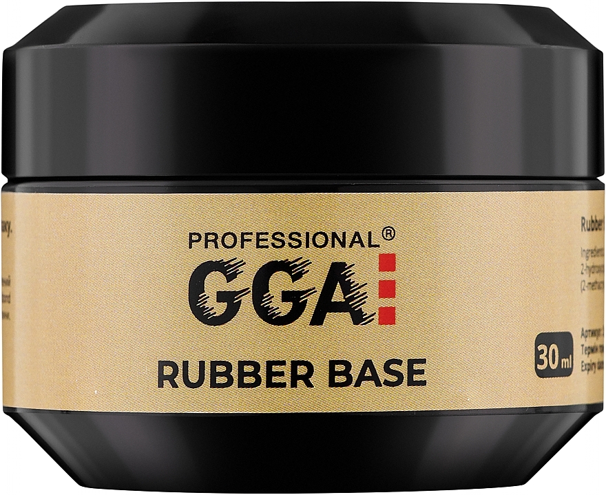 Gummibasis für Gel-Lack - GGA Professional Rubber Base — Bild N1