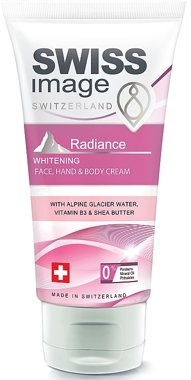 Aufhellende Creme für Gesicht, Hände und Körper - Swiss Image Body Care Radiance Whitening Face, Hand & Body Cream — Bild N1