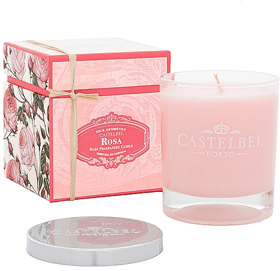 Castelbel Rose Fragranced Candle - Duftkerze Rose — Bild N1