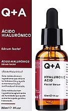 Gesichtsserum mit Hyaluronsäure - Q+A Hyaluronic Acid Facial Serum — Bild N2