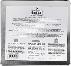 Set - Proraso Classic Shaving Metal White "Toccasana" (pre/cr/100ml + sh/cr/150ml + a/sh/cr/100ml) — Bild N6