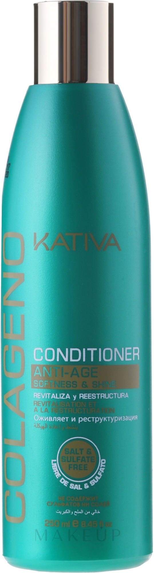 Regenerierende Haarspülung - Kativa Colageno Conditioner — Bild 250 ml