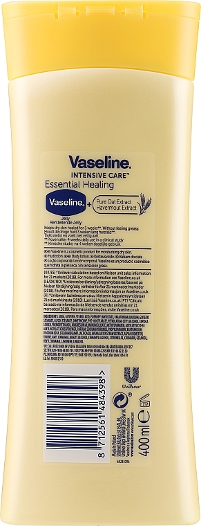 Feuchtigkeitsspendende Heillotion für sehr trockene Körperhaut - Vaseline Intensive Care Essential Healing Lotion — Bild N4