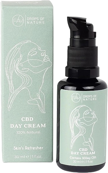 Gesichtscreme für den Tag - Fam Drops Of Nature CBD Day Cream — Bild N1