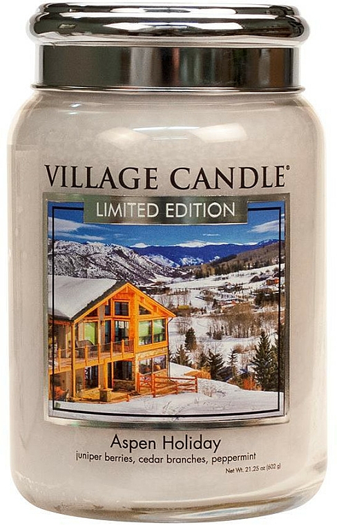 Duftkerze Aspen Holiday - Village Candle Aspen Holiday Glass Jar — Bild N1
