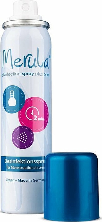 Spray zur Reinigung und Desinfektion von Menstruationstassen - Merula Spray Plus Pure — Bild N2