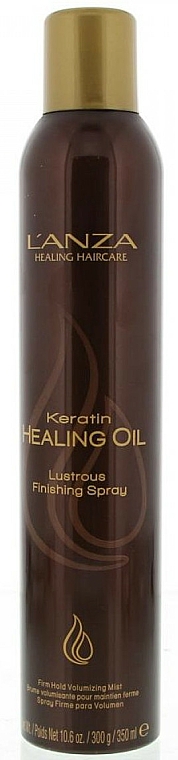 Finishingspray mit Keratin für mehr Volumen - Lanza Keratin Healing Oil Lustrous Finishing Spray — Bild N1