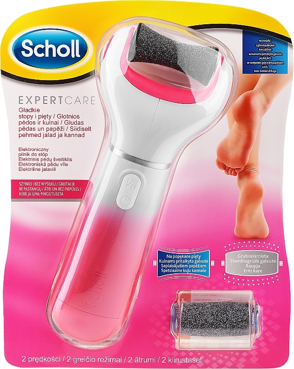 Elektrischer Hornhautentferner rosa - Scholl Velvet Smooth — Bild N1