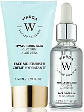 Düfte, Parfümerie und Kosmetik Set - Warda Skin Hydration Boost Hyaluronic Acid (f/cr/50ml + oil/serum/30ml)