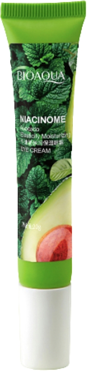 Augencreme mit Avocado-Extrakt - Bioaqua Niacinome Avocado Eye Cream — Bild N1