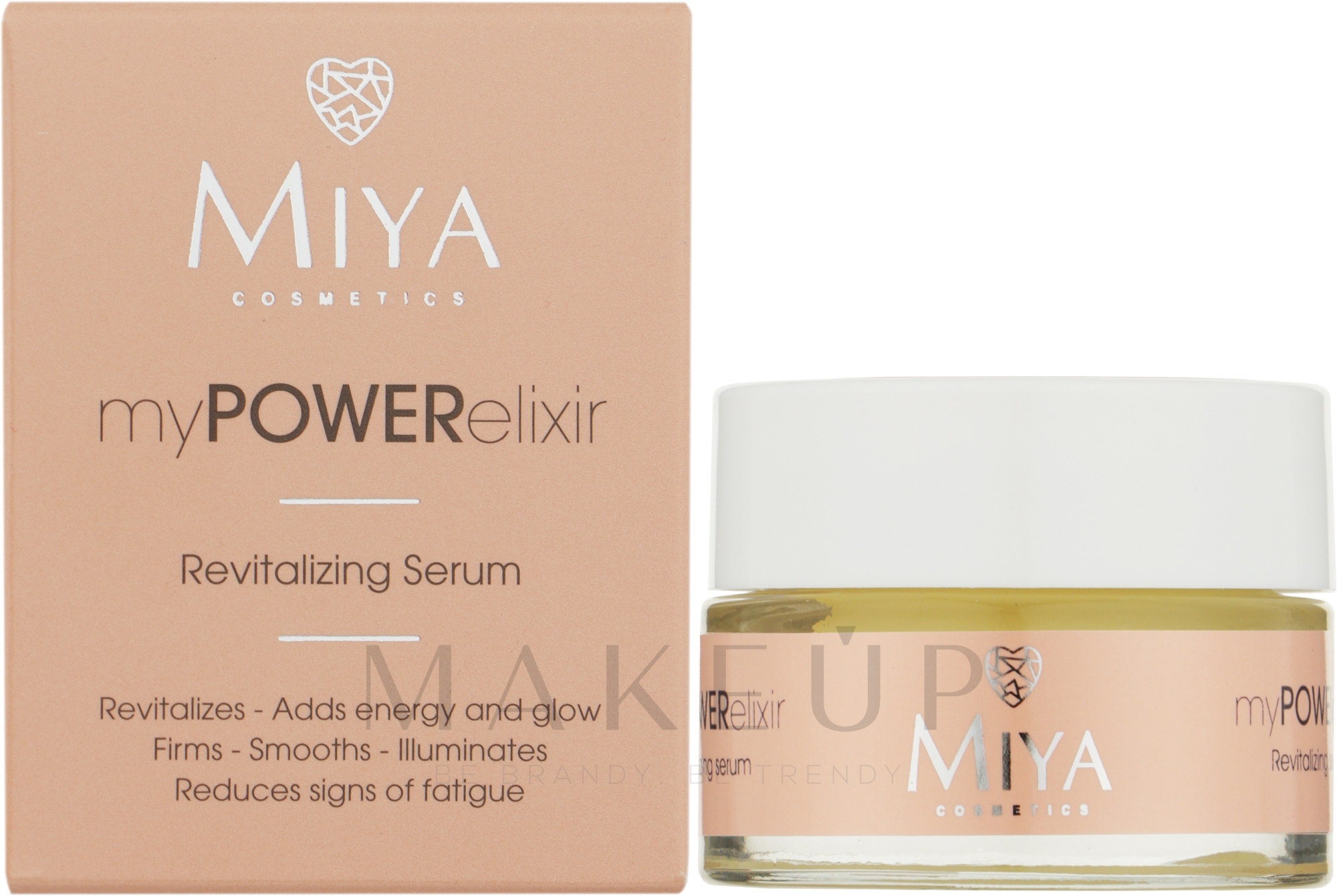 Feuchtigkeitsserum für strahlende Gesichtshaut - Miya Cosmetics My Power Elixir Face Serum — Foto 15 ml