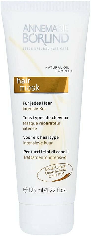 Regenerierende Haarmaske mit Mandelöl - Annemarie Borlind Natural Oil Complex Intensive Hair Mask — Bild N1