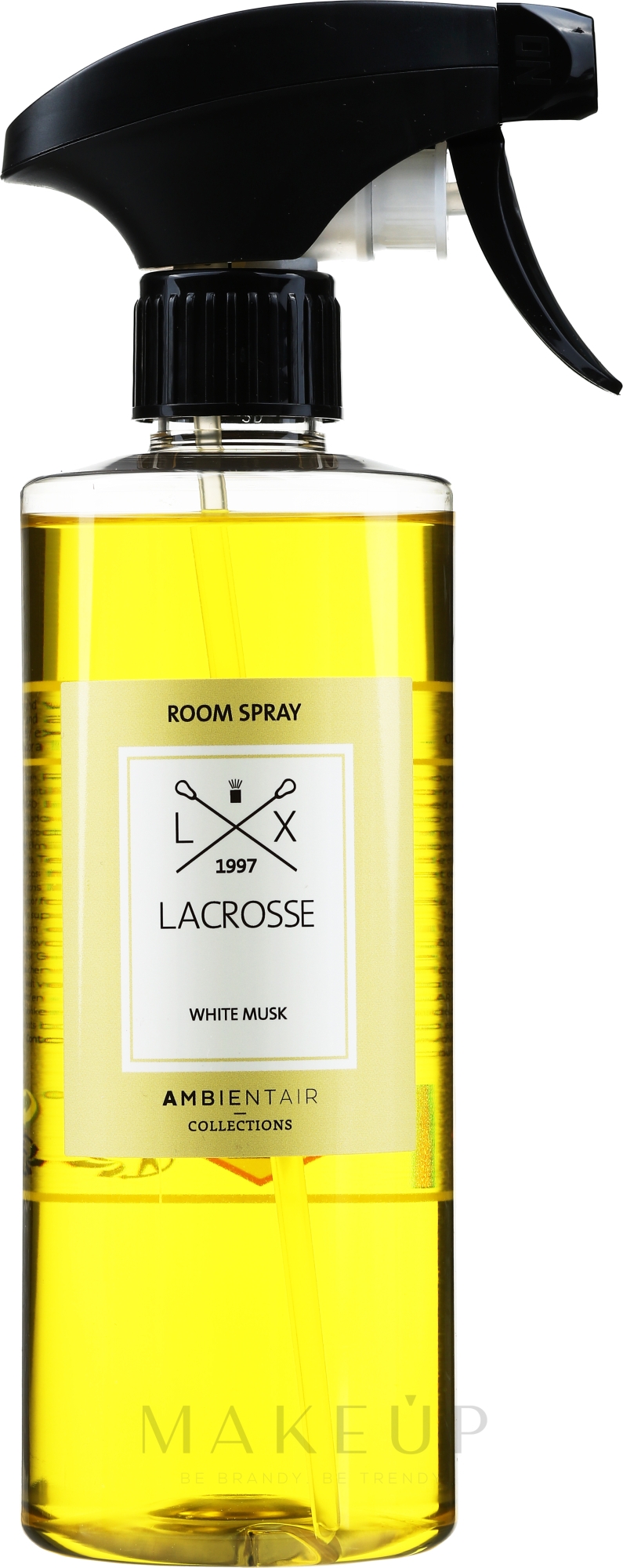 Lufterfrischer-Spray Weißer Moschus - Ambientair Lacrosse White Musk Room Spray — Bild 500 ml