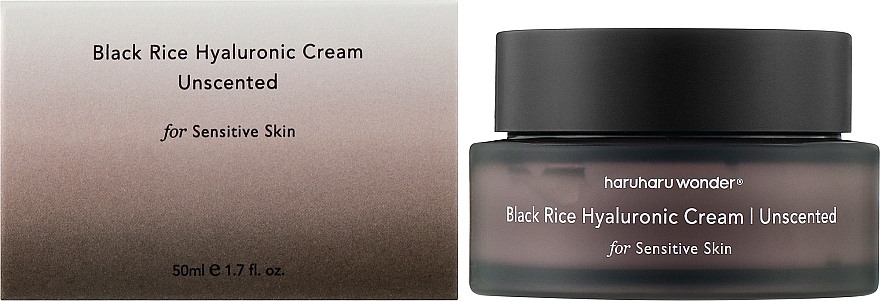 Gesichtscreme - Haruharu Wonder Black Rice Hyaluronic Cream Unscented — Bild N2