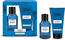Düfte, Parfümerie und Kosmetik Jeanne en Provence Aqua - Duftset (Eau de Toilette 100ml + Duschgel 150ml)