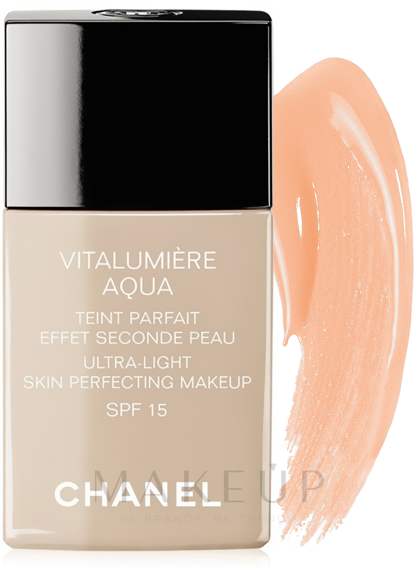 Foundation für eine strahlende Haut LSF 15 - Chanel Vitalumiere Aqua — Foto 42 - Beige Rose