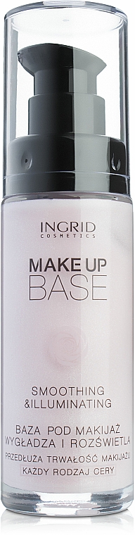 Glättende und aufhellende Make-up Base - Ingrid Cosmetics Make Up Base — Bild N1