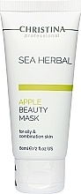 Düfte, Parfümerie und Kosmetik Apfelmaske für fettige und Mischhaut - Christina Sea Herbal Beauty Mask Green Apple