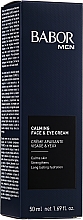 Düfte, Parfümerie und Kosmetik Beruhigende Gesichts- und Augenkonturcreme mit sibirischem Ginseng - Babor Men Calming Face & Eye Cream