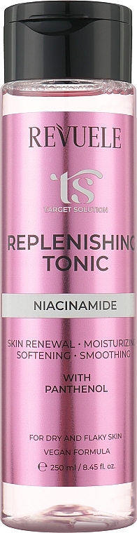 Straffendes Tonikum mit Niacinamid - Revuele Target Solution Plumping Toner with Niacinamide — Bild N1