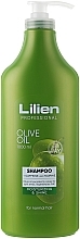 Shampoo für normales Haar mit Olivenöl, Koffein und Taurin - Lilien Olive Oil Shampoo — Bild N3