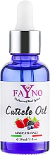 Nagelhautöl Beerenmischung - Fayno Cuticle Oil — Bild N1