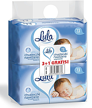 Düfte, Parfümerie und Kosmetik Feuchttücher für Babys mit Panthenol 4x72 St. - LULA