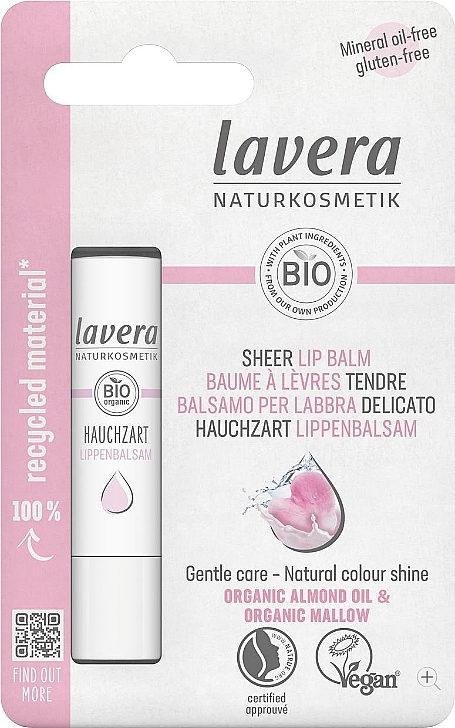 Lavera Sheer Lip Balm - Lippenbalsam — Bild N1