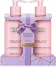Set - Baylis & Harding Jojoba, Vanilla & Almond Oil Luxury Hand Care Gift Set (h/soap/300ml + h/b/lot/300ml) — Bild N1