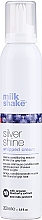 Cremiger Schaum gegen Gelbstich für blondes Haar - Milk Shake Silver Shine Whipped Cream — Bild N1