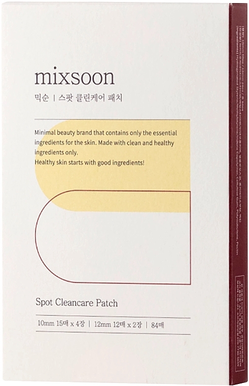 Gesichtspatches gegen Akne - Mixsoon Spot Clean Care Patch	 — Bild N1