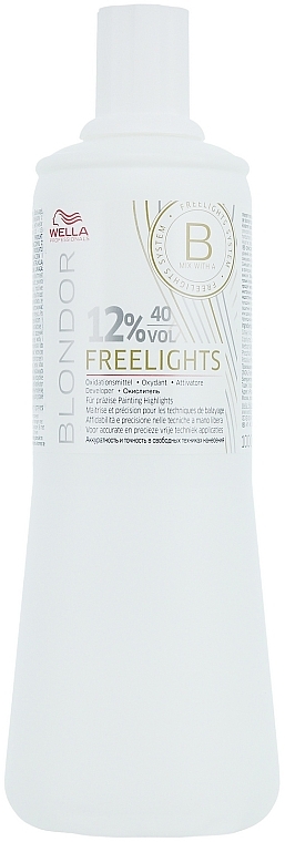 Oxidationsmittel 12% - Wella Professionals Blondor Freelights Oxydant 12% 40 vol  — Bild N1