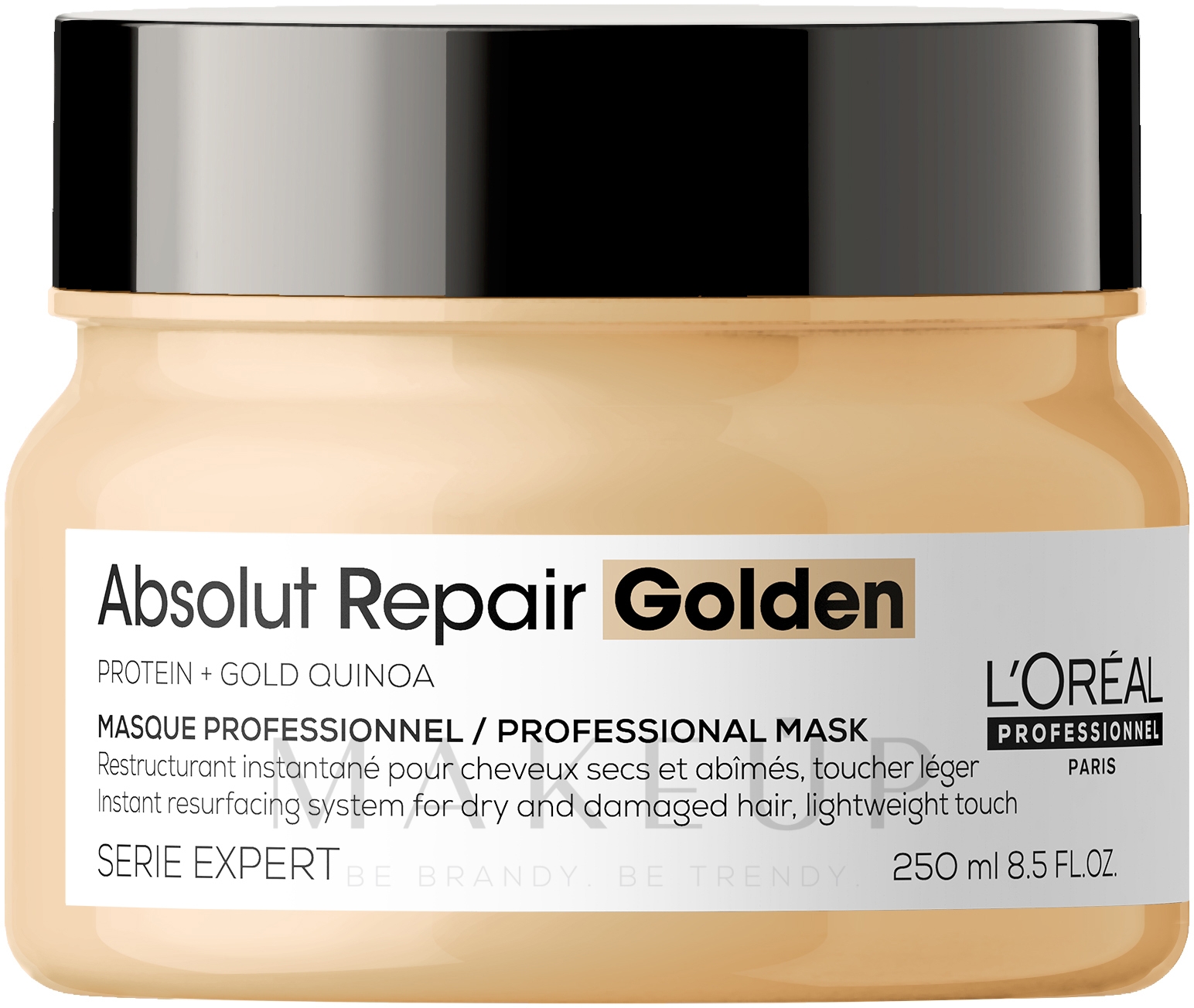 Regenerierende Maske für geschädigtes Haar - L'Oreal Professionnel Absolut Repair Gold Quinoa +Protein Mask — Bild 250 ml NEW