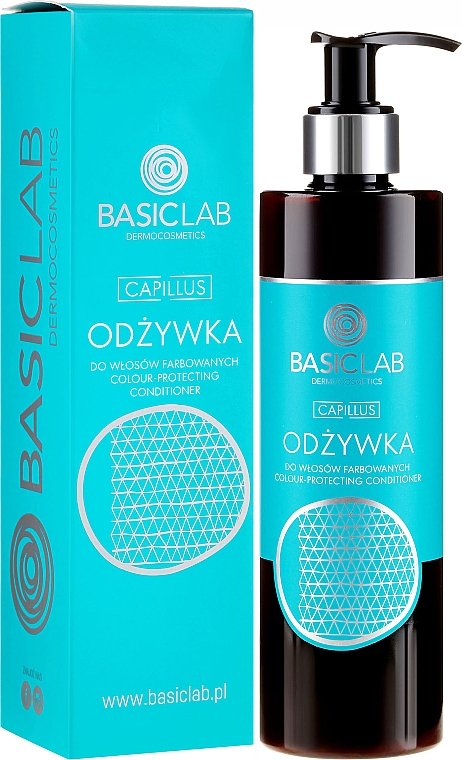 Haarspülung für gefärbtes Haar - BasicLab Dermocosmetics Capillus Colour Protecting Conditioner — Bild N1