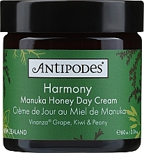Düfte, Parfümerie und Kosmetik Feuchtigkeitsspendende Tagescreme für das Gesicht - Antipodes Harmony Manuka Honey Day Cream